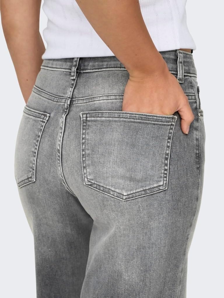 ONLY dames Jeans Onlmadison Blush Hw Wid Dnm Rea0938 Noos